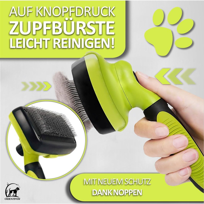 Набір для догляду за котами Orientpaw® Profi (3 шт.) – щітки для масажу та видалення підшерстка. Підходять для коротко- та довгошерстих котів. 100% комфорт та гігієна. Натуральні матеріали.