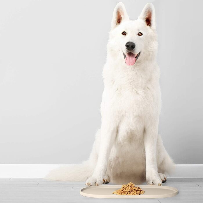 DogBuddy силіконова підкладка для мисок, водонепроникна антисліп килимок для годування собак і цуценят, з бортиками, для захисту підлоги