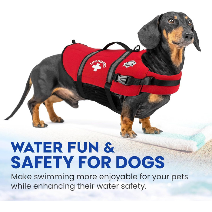 Рятувальний жилет для собак Fido Pet Products, розмір M, червоний