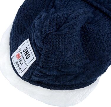 Світер для собак SMALLLEE_LUCKY_STORE з капюшоном, теплий худі, куртка, верхній одяг для маленьких собак, блакитний, розмір M (Спина: 24 см, Груди: 37 см)