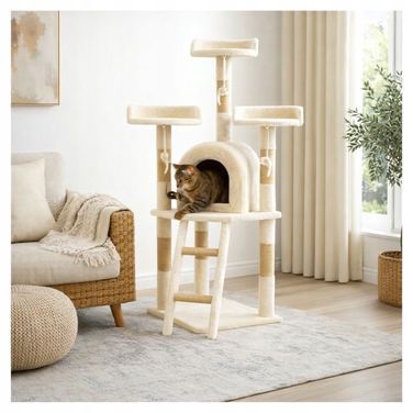 Високий когтеточка-вежа Homeek 101, 160 см