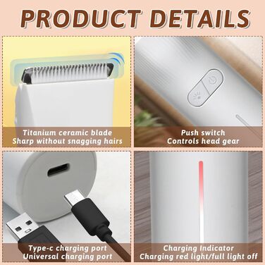 Професійний триммер для собак Paw Trim Pro 5-в-1: стрижка, шліфування кігтів, LED-підсвітка, лазерний цілик