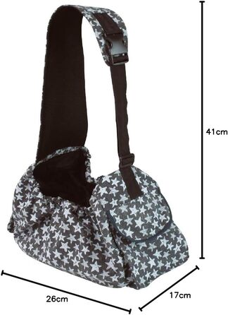 Сумка-переноска для собак та котів Croci Leisure, блакитна, 41x26x17 см