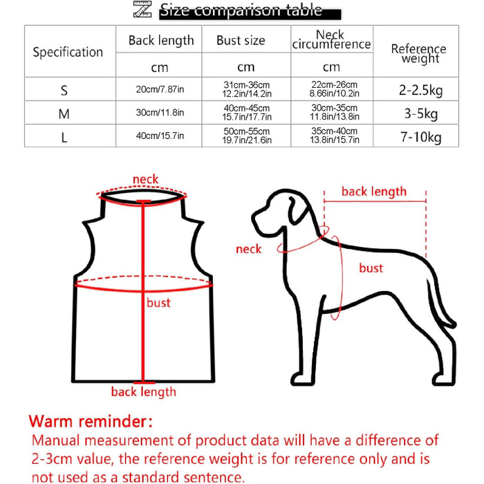 Зимова куртка для собак - теплий комір-нашийник, ізольована верхня частина з м'яким флісом, вітронепроникний комплект для собак середніх розмірів для прогулянок у холодну погоду