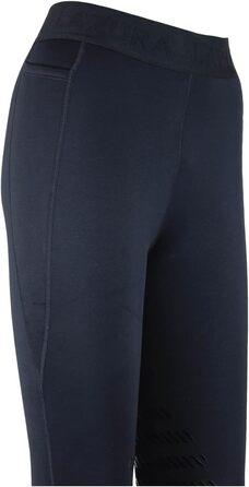 Легінси для верхової їзди Lazura Winter Anita | Силіконовий накладка на колінах | 2 кишені для телефону | Чорні або темно-сині | Розміри 32-46