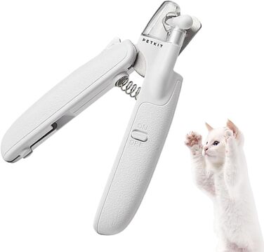 Набір для стрижки кігтів тваринам з підсвічуванням LED | Тример для кігтів собак та котів, догляд вдома, у подорожах