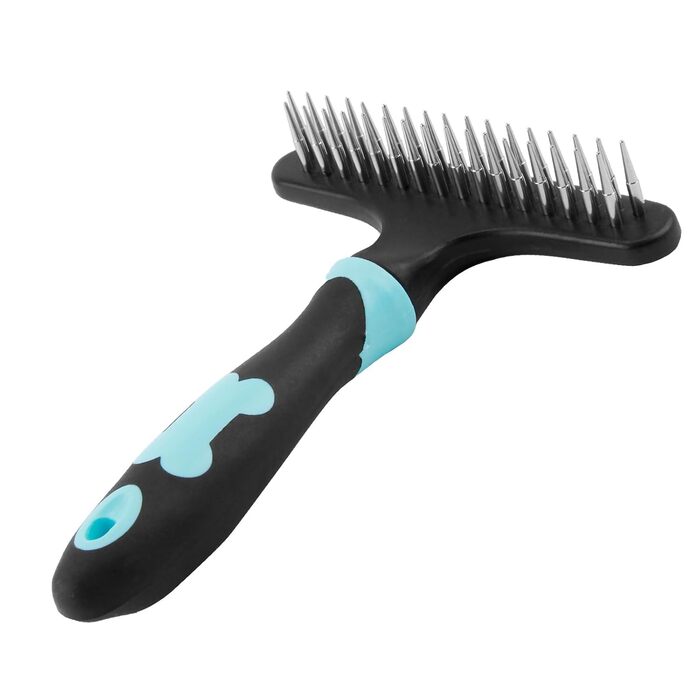 Гребінець для вичісування шерсті котів та собак, дворядний, для догляду за тваринами, видалення пуху та бруду, видалення бліх, набір, для котів та собак, видалення матової шерсті, для малих та середніх порід