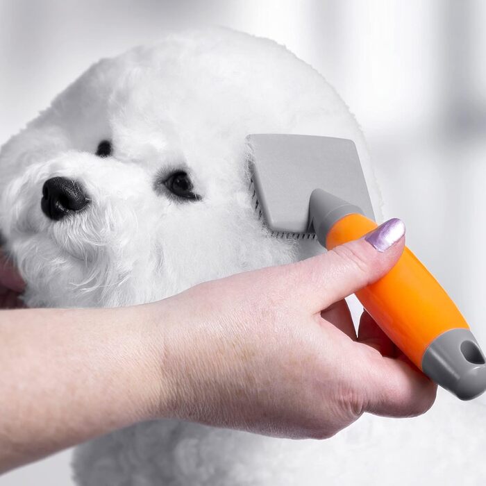 Щітка Wahl для грумінгу з нейлону, професійна для собак та котів, для догляду за шерстю, з гелевою ручкою (S, упаковка 1)