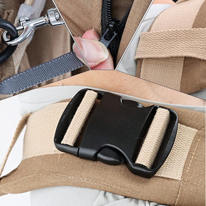 Рюкзак-переноска для собак, рюкзак для цуценят, рюкзак для котів, зручний, легкий, для вигулу, подорожей, Khaki