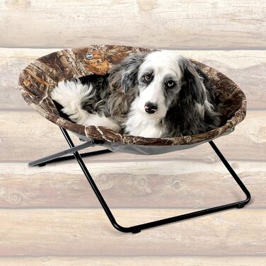 К&H Pet Products Підвищене затишне ліжко для тварин, Realtree Edge, велике, 76 см, 76 x 76 x 43 см