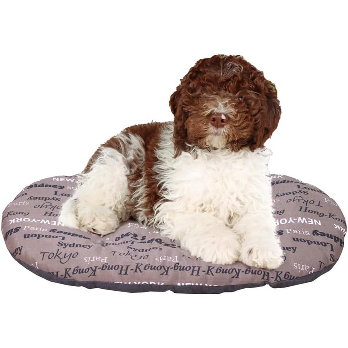 Ліжко для собак та котів FERPLAST - М'який килимок для собак середніх розмірів, 78 x 50 см, бавовна, бежевий