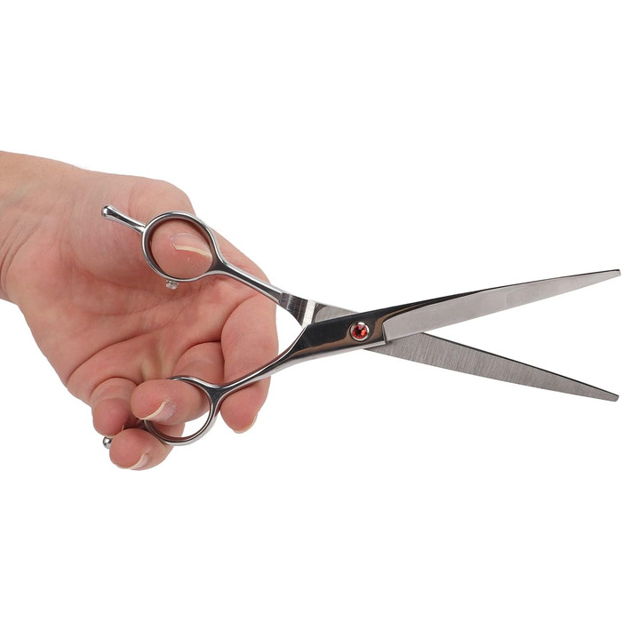 Прямі ножиці для грумінгу собак, ножиці для догляду за шерстю тварин з нержавіючої сталі з демпфером шуму. Прямі ножиці для собак та котів, ножиці для маленьких тварин, кроликів