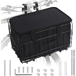 Складаний велосипедний кошик Meta з винімною сумкою для перенесення собак, тварин, продуктів, аксесуари для електровелосипеда