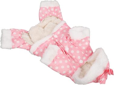 Теплий худі для собак на зиму, утеплений, для маленьких, середніх та великих собак, рожевий