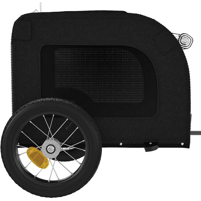 Фаркоп-причіп для собак Gecheer, Oxford-тканина та дах з ПВХ, велика кабіна 62x40x40 см, вантажопідйомність до 30 кг, для безпечного транспортування собак та котів