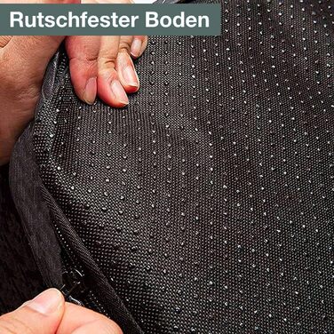 Ортопедичне ліжко для собак Traumreiter, сіре, 135x100 см. Підходить для великих та середніх собак. Ліжко-корзина, ліжко-софа, велике ліжечко для собак.