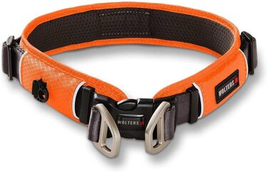 Нашийник для собак Wolters Active Pro Comfort, розмір 40-45 см, червоно-оранжевий/антрацитовий