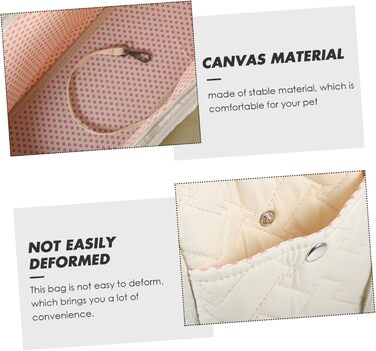 Складана переноска для тварин Levemolo з міцного канвасу з кишенею. Переноска для собак та котів для подорожей та активного відпочинку.