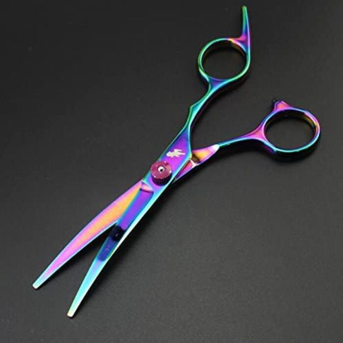 Набір професійних ножиць для грумінгу домашніх тварин Freelander з нержавіючої сталі, для собак та котів. Включає ножиці для стрижки, фінішні ножиці, вигнуті ножиці та гребінець для грумінгу.