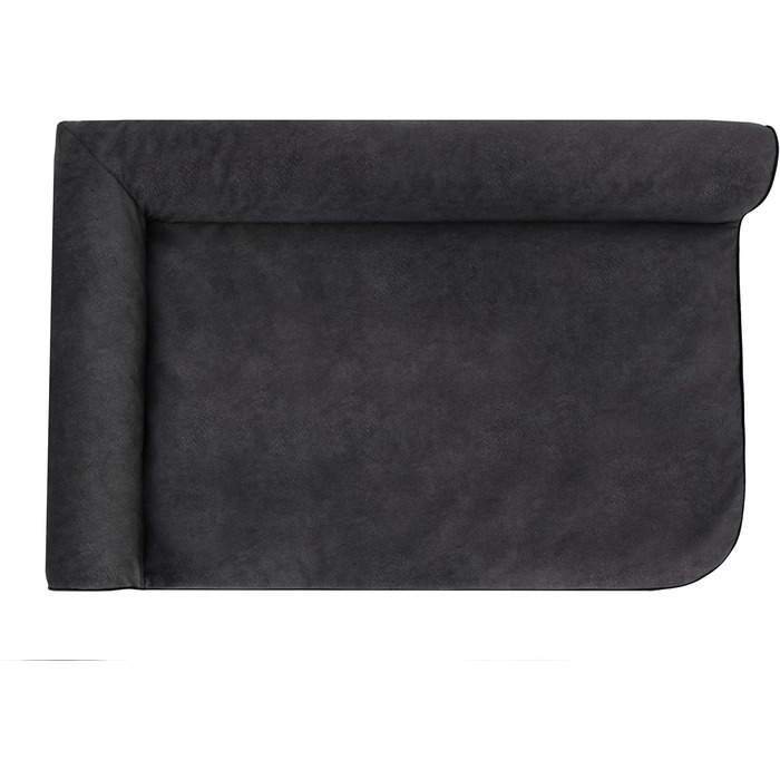 Крісло-ліжко для собак XL, чорне, 80x53 см - м'яке, зручне, для відпочинку