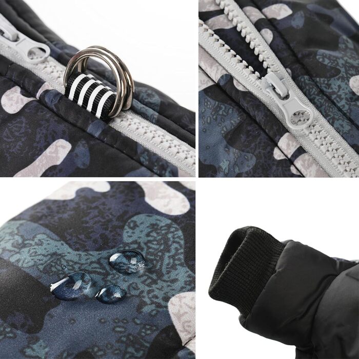 Зимовий теплий одяг для собак, куртка з флісу для маленьких собак, водонепроникний одяг для собак, чихуахуа, мопс, лабрадор