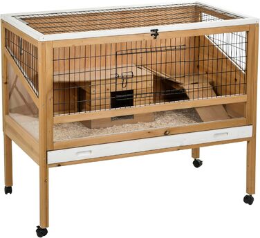 Клітка для гризунів Kerbl Indoor Deluxe з роликами, 115x60x92,5 см, для хом'яків та морських свинок