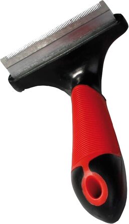 Гребінець для котів Karlie Furmaster, червоно-чорний, розмір L (15.5x8.5x4.5 см)