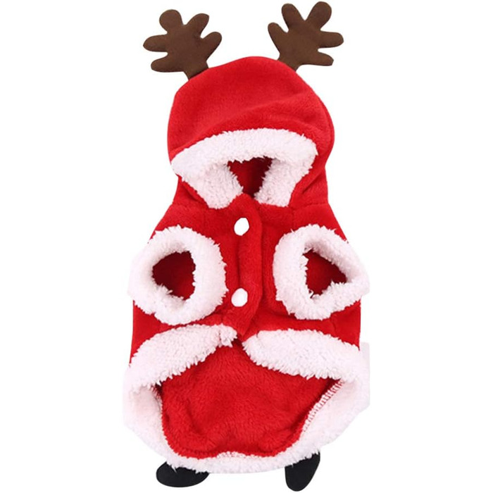 Костюм для собаки/кішки Holibanna на Новий рік: теплий зимовий костюм, тепла жилетка (S)