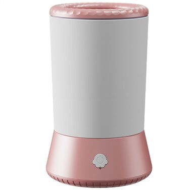 Автоматичний мийка лап для собак, USB-зарядка, м'який силікон, портативний білий/рожевий