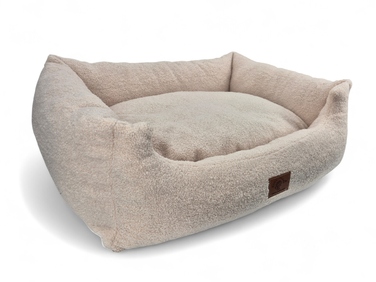 Ліжко-диван для собак Odol-Plusz, рожеве, прямокутне, розмір L 95x75 см