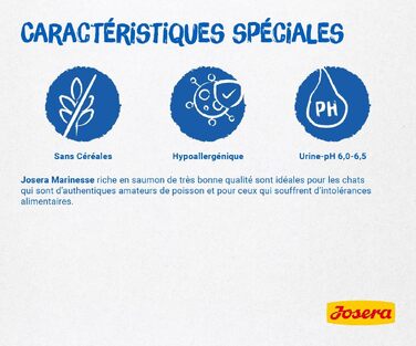 Сухий корм для дорослих котів Josera Marinesse з лососем, 10 кг