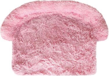 Кругле ліжко для собак та котів Batuffolo, рожеве, 76x76x13 см | Водонепроникне, з неслизькою основою, можна прати