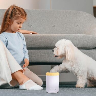 Миска для миття лап собак, очищувач лап для собак, миска для очищення лап від бруду, силіконовий очищувач лап для собак, підходить для малих, середніх та великих порід