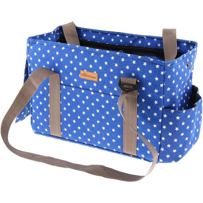 Транспортна сумка для тварин: переноска для собак та котів, сумка-переноска для подорожей, блакитна
