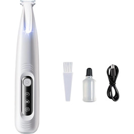 Бездротовий тример для собак та котів з тихим мотором та ергономічною ручкою для безпечного догляду за лапами. Тример для котів (оновлена модель F6)