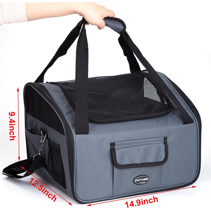 Автокрісло для тварин, складане, переносна переносна коробка для собак/кішок