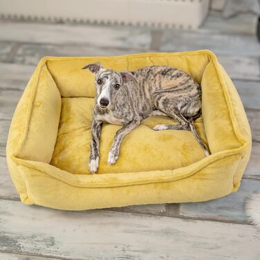 Ортопедичне собаче ліжко 4L Textil IRIS Premium-LINE: комфорт та підтримка для вашого улюбленця (80x60 см)