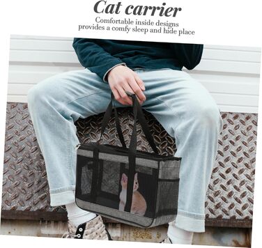 Транспортна сумка для тварин Cosmevivi: переноска для котів та собак, дихаюча, з оксфордської тканини