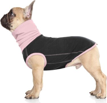 Теплий флісовий пуловер для собак MHaustlie для маленьких собак, рогатий, флісовий, теплий, легкий, сірий (XS)