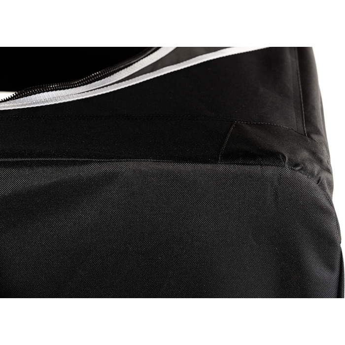 Транспортна переноска для собак та котів, 91x64x64 см. Чорна переноска-будка для тварин, ідеальна для подорожей та перевезень