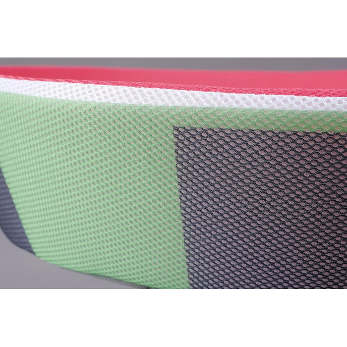 Килимок для тварин Iris Ohyama, корзина-подушка, миючий, з бортиком, L40 x B69 x H12 см, антиковзаюча, PCB-20P, для собак, у стилі кавуна, літній