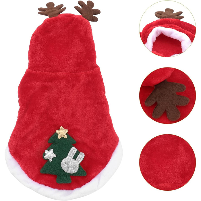 Костюм для собаки/кішки Holibanna на Новий Рік: теплий зимовий костюм (M)