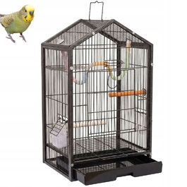 Клітка NUXIE 35 x 28 x 60 см, чорна