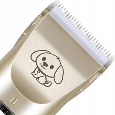 Машинка для стрижки собак та котів LTC бездротова з акумулятором, тиха, з керамічним лезом, USB, XXL набір: 4 насадки, пилка, ножиці для кігтів, гребінець для собак