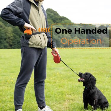 Ласощі для собак: силіконовий мішечок для ласощів з кліпсою та магнітною застібкою, з ремінцем, оранжево-чорний колір