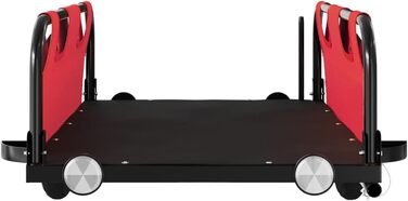 Причіп для велосипеда ARKEM, червоний, з тканиною Oxford та сталевим з'єднувачем. Причіп для велосипеда, кошик для собак