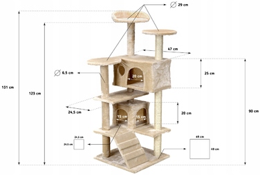 Дряпалка для котів Funfit Home&Office 101 — 160 см