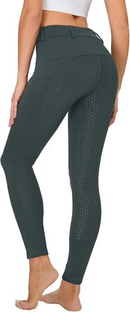 Легінси для верхової їзди жіночі зимові, повний камуфляж, термо, з флісовою підкладкою, водонепроникні, з кишенею для телефону, з петлями для ременя, сірі, розмір L