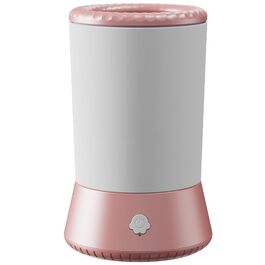 Автоматичний мийка лап для собак, USB-зарядка, м'який силікон, портативний білий/рожевий