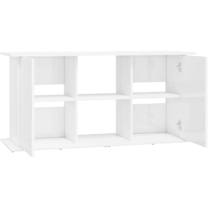 Підставка для акваріума INLIFE, глянцева біла, 121x41x58 см, ДСП, 30,5 кг